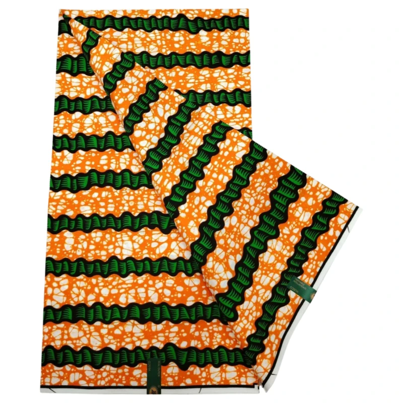 New Wax Africain Holland Fabrics Ankara Style High Quality 6 Yards for Party Dress African Print Holland Hollandstextil
