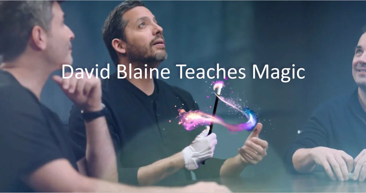 David Blaine Teaches Magic 1-3 magic tricks