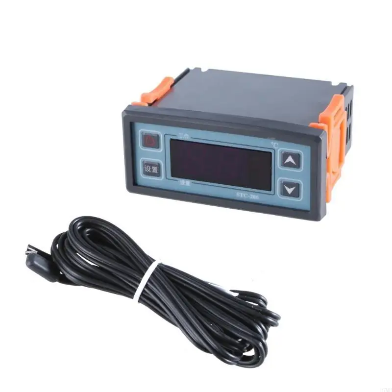 

37MB 220V STC-200 Digital Temperature Controller Thermostat Regulator Heating Cooling