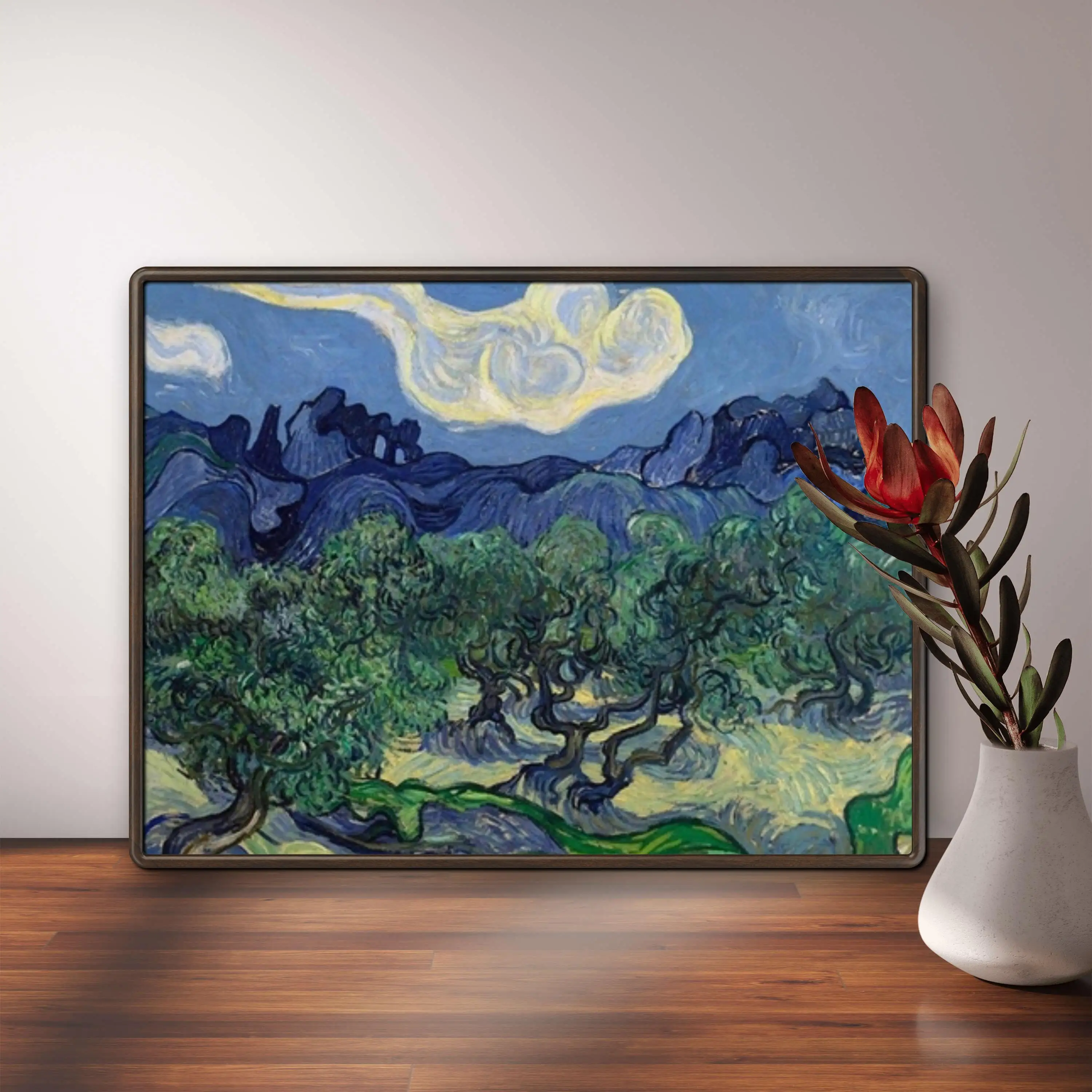 DIY Van Gogh Art Diamond Painting 5D Full Round Mosaic Abstract Garden Almond Blossoms Starry Night Rhinestone Decor Home