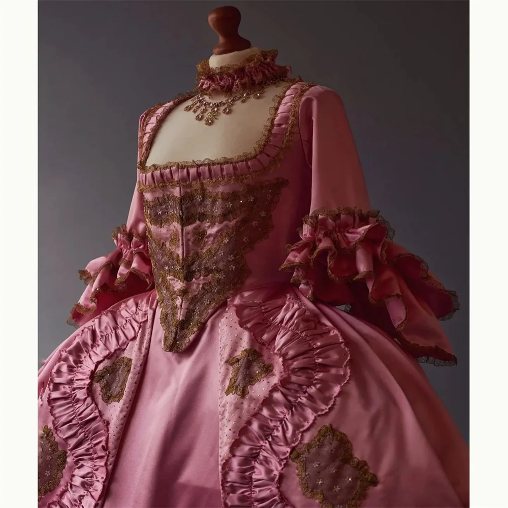 Robe de Bal Baroque de la Cour Royale de France, Costume de Barrage, Marie Antoinette