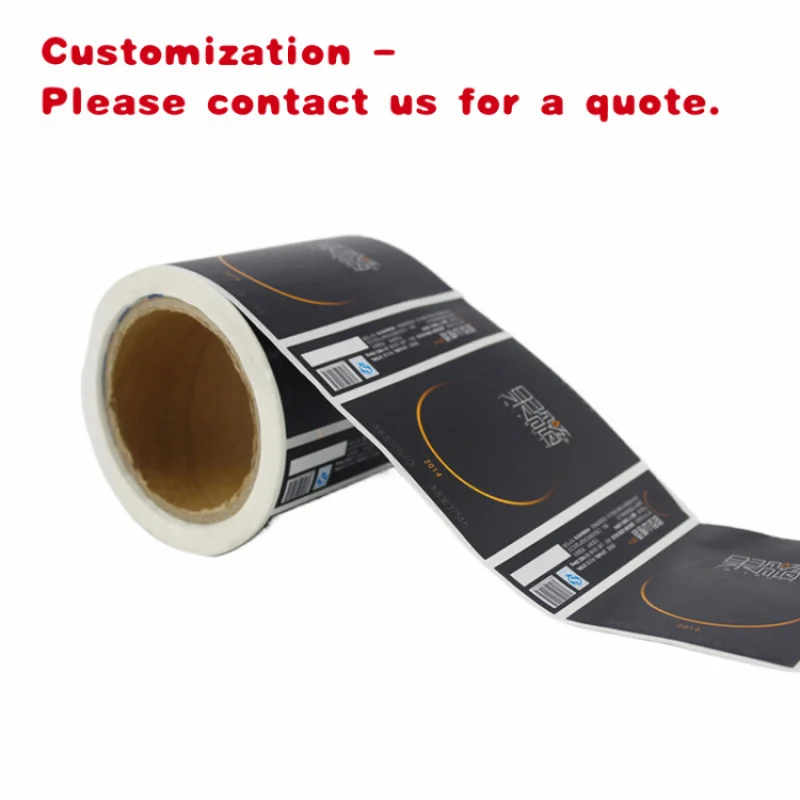 custom.Hot Offer Printing Personal Care Self-adhesive Roll Custom Waterproof Self Adhesive Paper Sticker  Stick Label