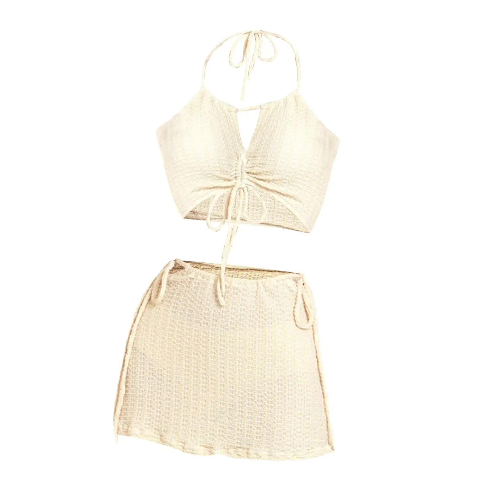 Chic Bikini Set for Women - Stylish Swimwear Ensemble with Flirty Skirt