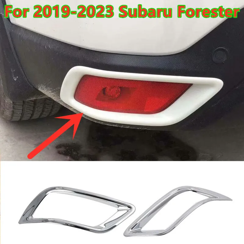 

2 шт. хромированная задняя противотуманная фара, накладка, декор для Subaru Forester 2019-2023