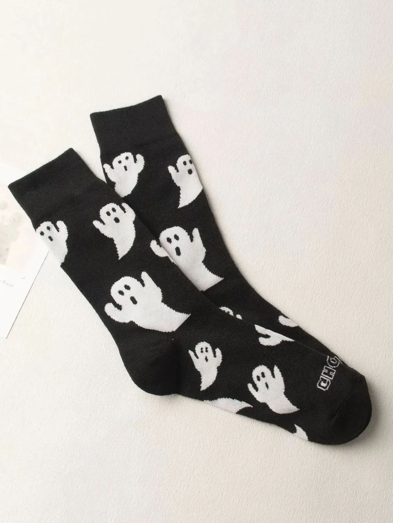 Хэллоуин Харадзюку характерные носки для пар забавные косплей уличный тренд носки для пар призрак принт мужские/женские средние носки-трубы