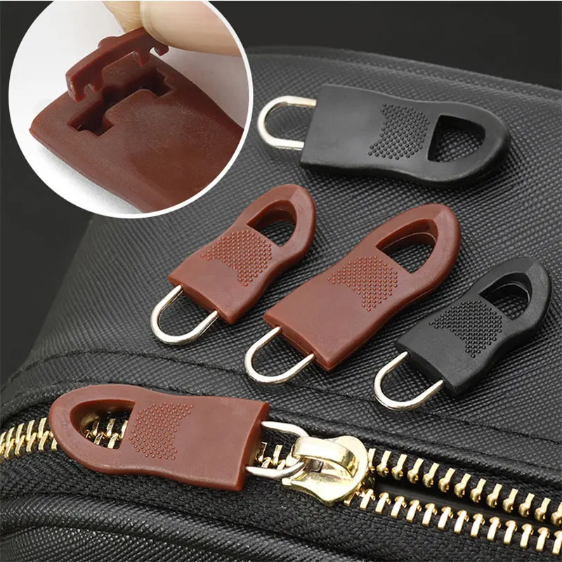 

8Pcs Replacement Zipper Head Tool-free Removable Zipper Puller For Fixer Broken Buckle Zip Cord Tab Bag Suitcase Backpack Tent
