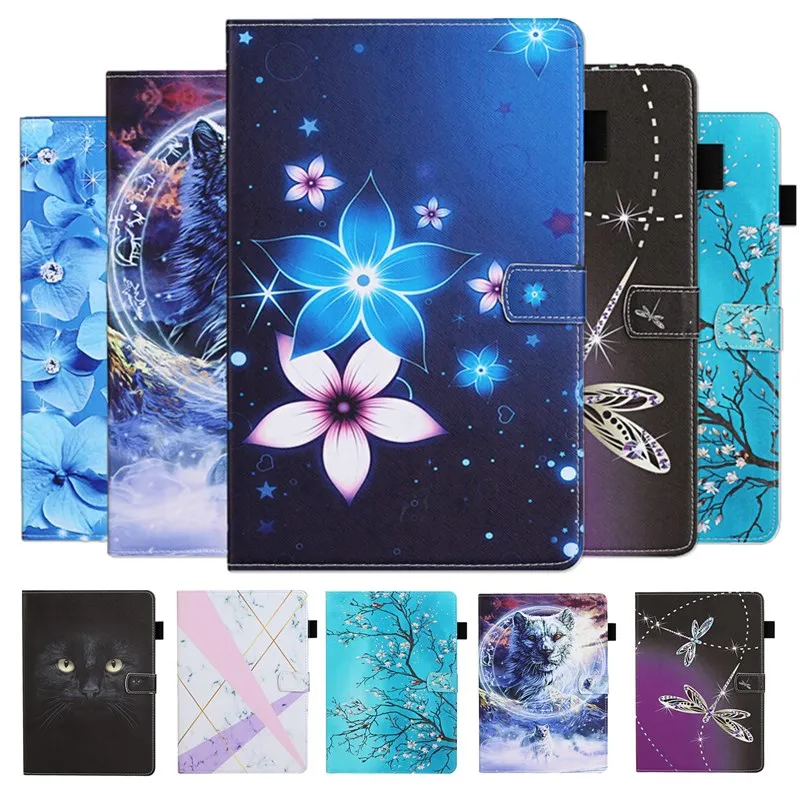 

Kids Flip Case For Samsung Galaxy Tab A 8 2019 S Pen PU Leather Magnetic Stand Cover For Galaxy Tab A 8.0 SM-P200 SM-P205 Funda