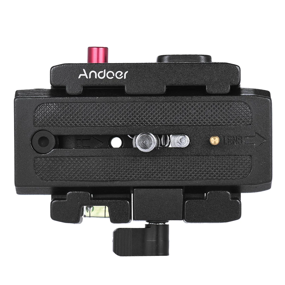 Video Camera Tripod Quick Release Clamp Adapter with Quick Release Plate Compatible for Manfrotto 501 500AH 701HDV 503HDV Q5