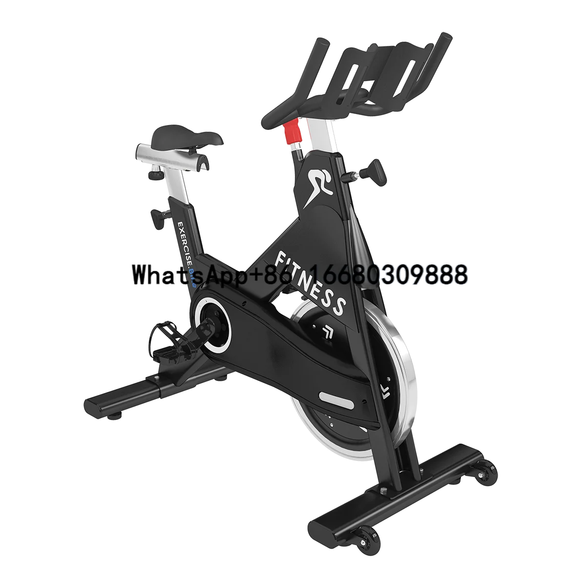 

Steel and Metal Indoor Cycling Fitness Equipment Exercise Steel Frame Gym Exercise Bike for Gym Use