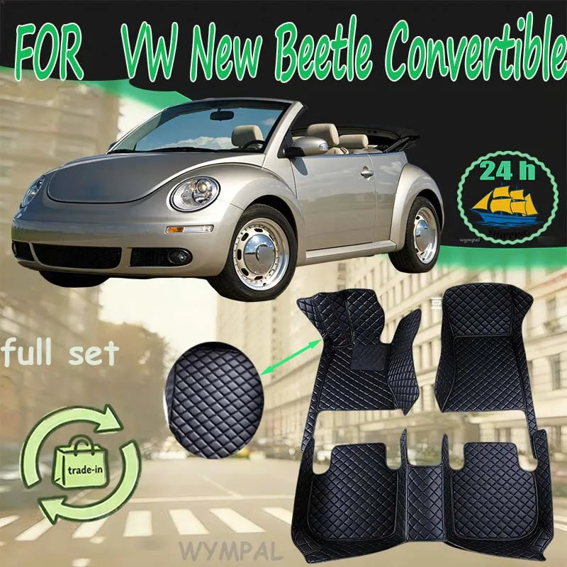 

Роскошные автомобильные коврики для VW VW New Beetle Convertible 1998 ~ 2011 водонепроницаемый коврик Tapetes Para Automovil автомобильные коврики автомобильные аксессуары