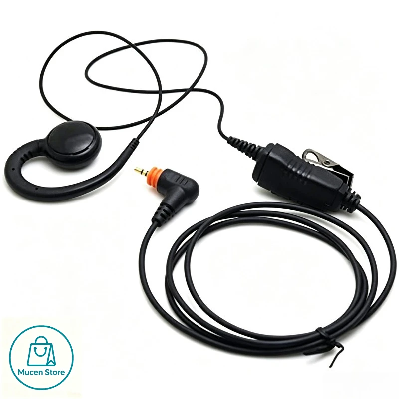 This walkie-talkie rotating ear hook headset is compatible with SL1M, SL1K, SL2M, SL300, SL7550, 1600, and other headsets