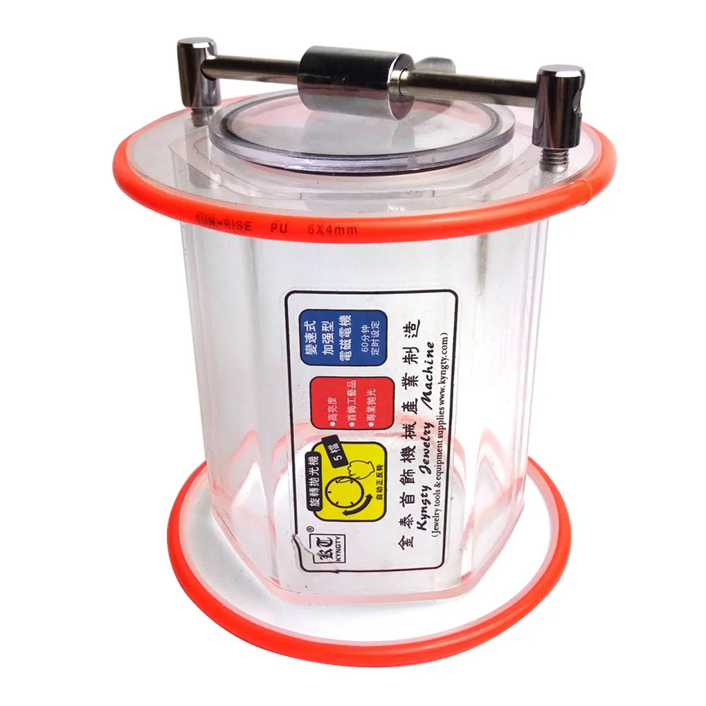 

Electric Polisher Drum Acrylic Jewelry Grinding Tumbler Portable Home Homemade Handicraft Crafts Polishing Equipment