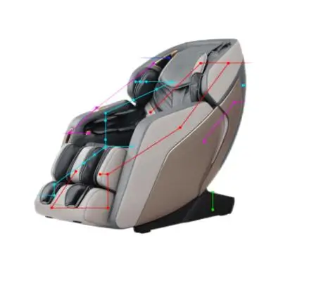 Hyperbolic Rail Airbag Pressure Zero Gravity Massage Chair With Infrared Physiotherapy