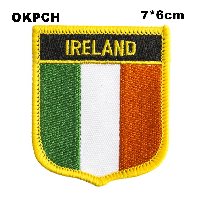 7*6CM Venezuela Shield Shape Iron-on Flag Patch Embroidered Saw on Badges Patches for Clothing 4