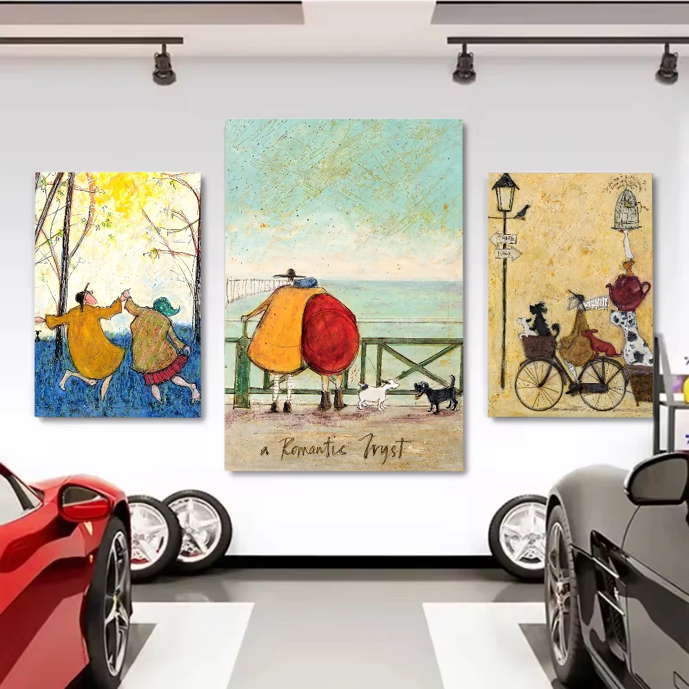1PC S-Sam T-Toft Art Poster Mu - Home Decor Living Room Ideas ulasan dan harga