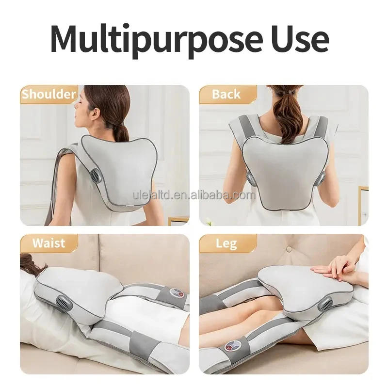 Kneading Massager Neck And Back 3d Massage Shawl Deep Tissue Shoulder Massager