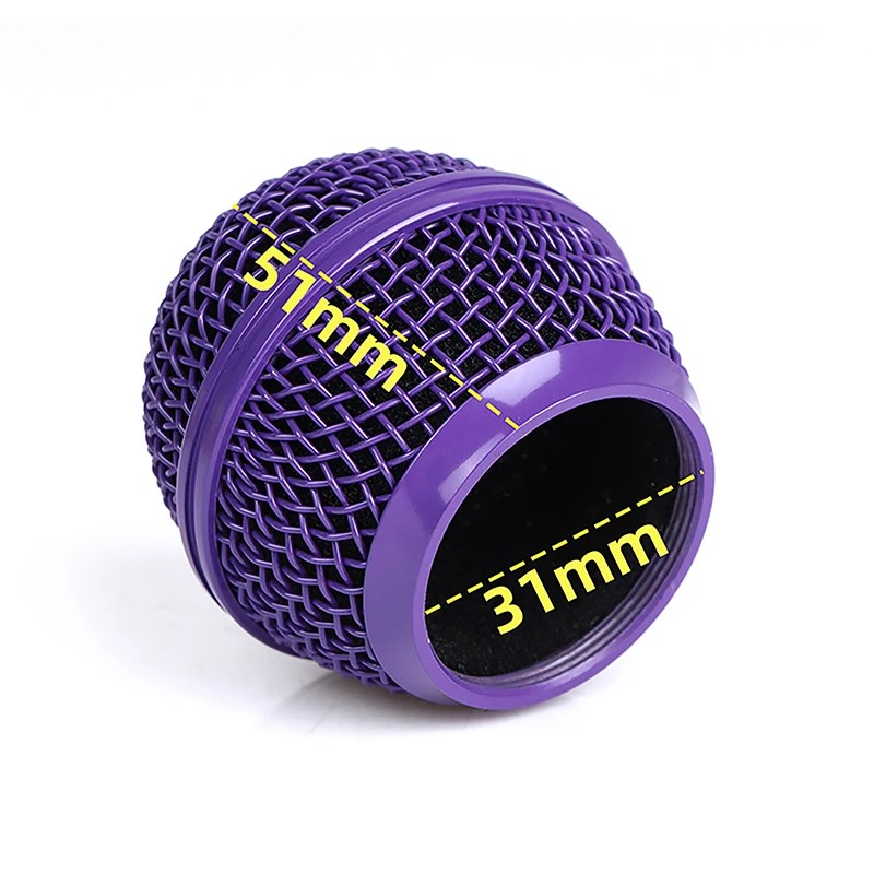 Single Piece of Shure SM58 Wireless Mic Metal Grille Replacement, Ideal Mic Head Part for Parties view 6