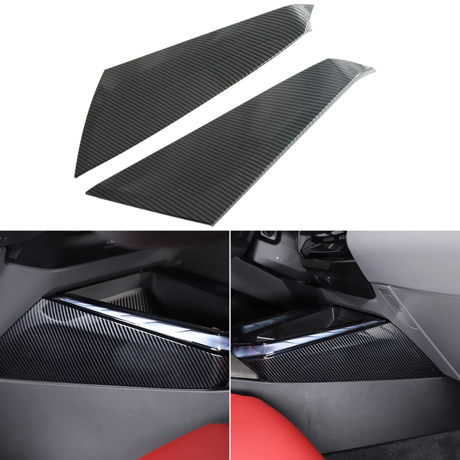 for BMW X3 (G45) 2024 2025 Car Accessories ABS Gear Position Panel Cover Trim 2pcs