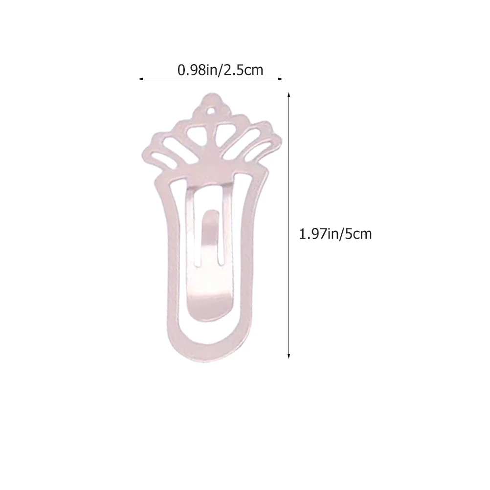 6pcs Metal Bookmarks Classical Page Markers For Reading Book Clips Portable School Office Home Use Decorative Bookmark Students