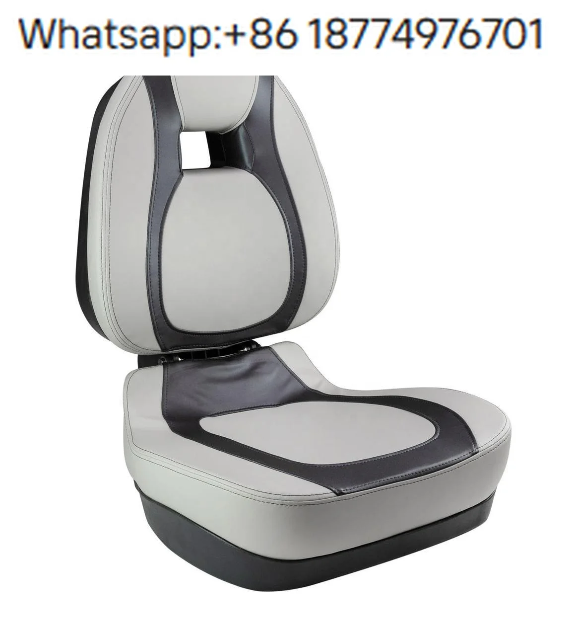 Marine New Type of Speed Boat Yacht Luxury Seat Aluminium Alloy Seat Captain Sailor Deluxe Seats Foldable