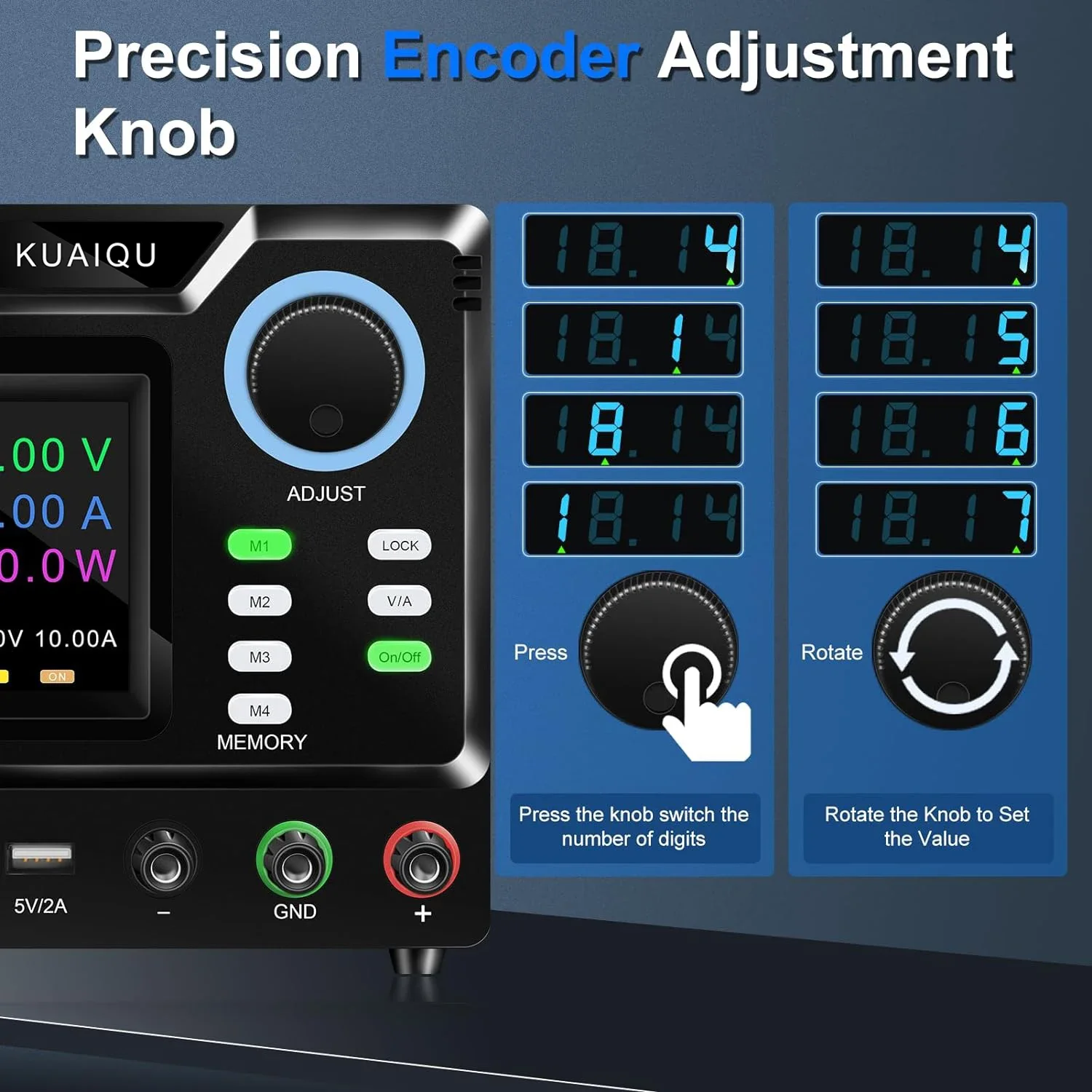 400V 1A programmabile DC regolabile dPower Supply RS-232 porta USB regolato Lab Bench Power Software Connect PC modifica dati conservati