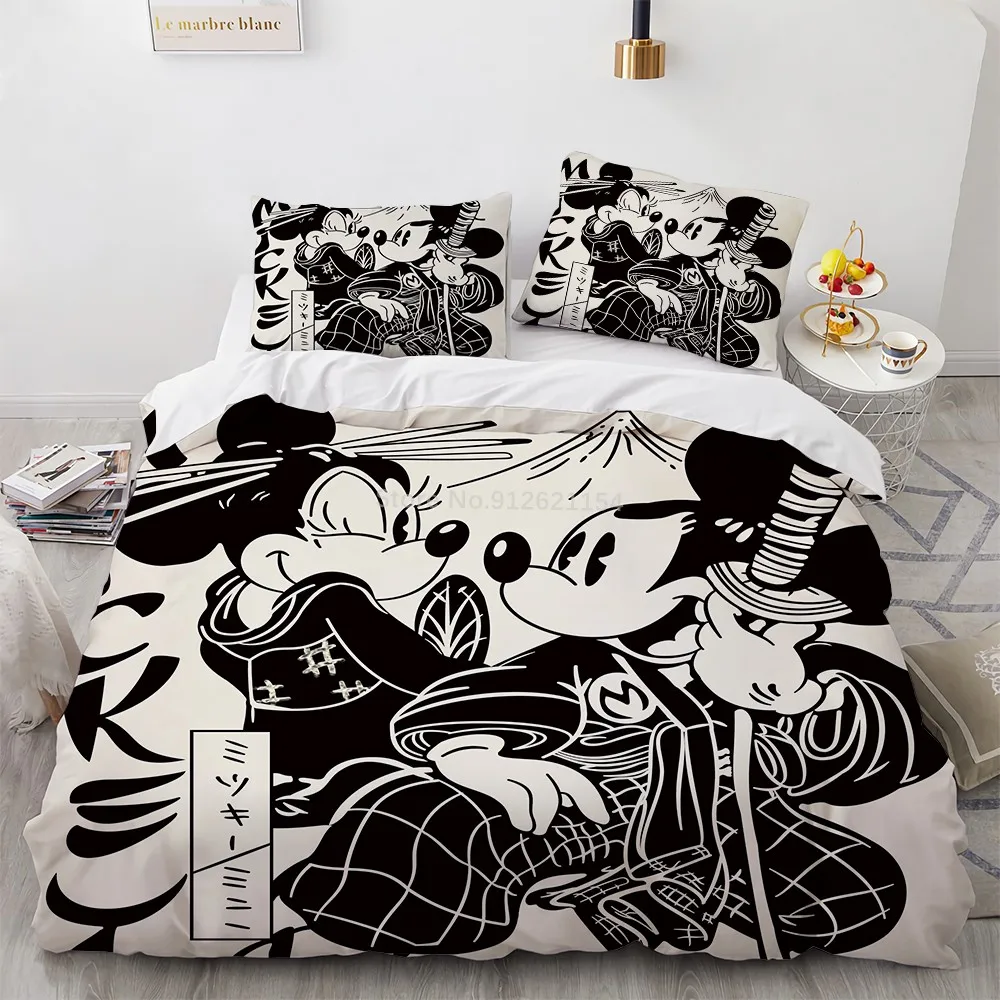 black-and-gray-mickey-minnie-mouse-bedding-set-kid-duvet-quilt-cover-pillowcase-twin-queen-king-bedclothes-for-bedroom