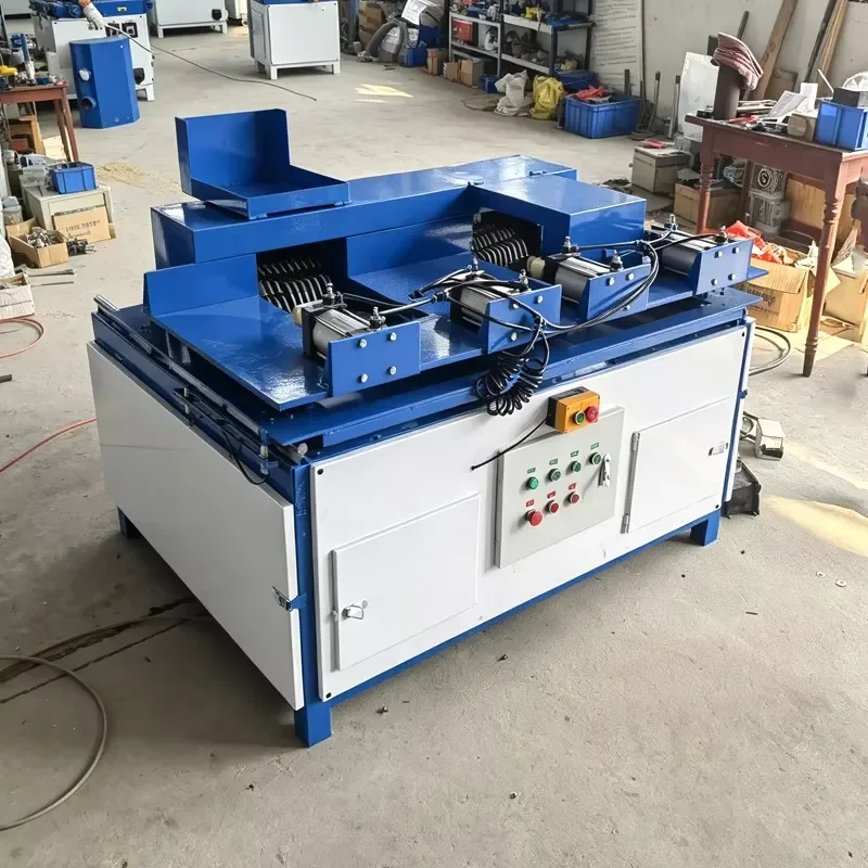 CE Certification Automatic Wood Pallet Notcher Machine Single/Double Head Pallet Stringer Slotting Machine