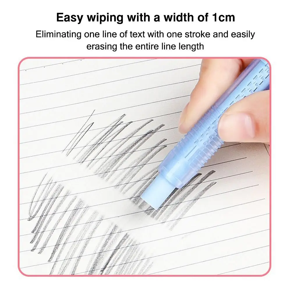 Creative with Replaceable Core Push-out Eraser Push-out Type Retractable Pencil Rubber Correction Tool Student