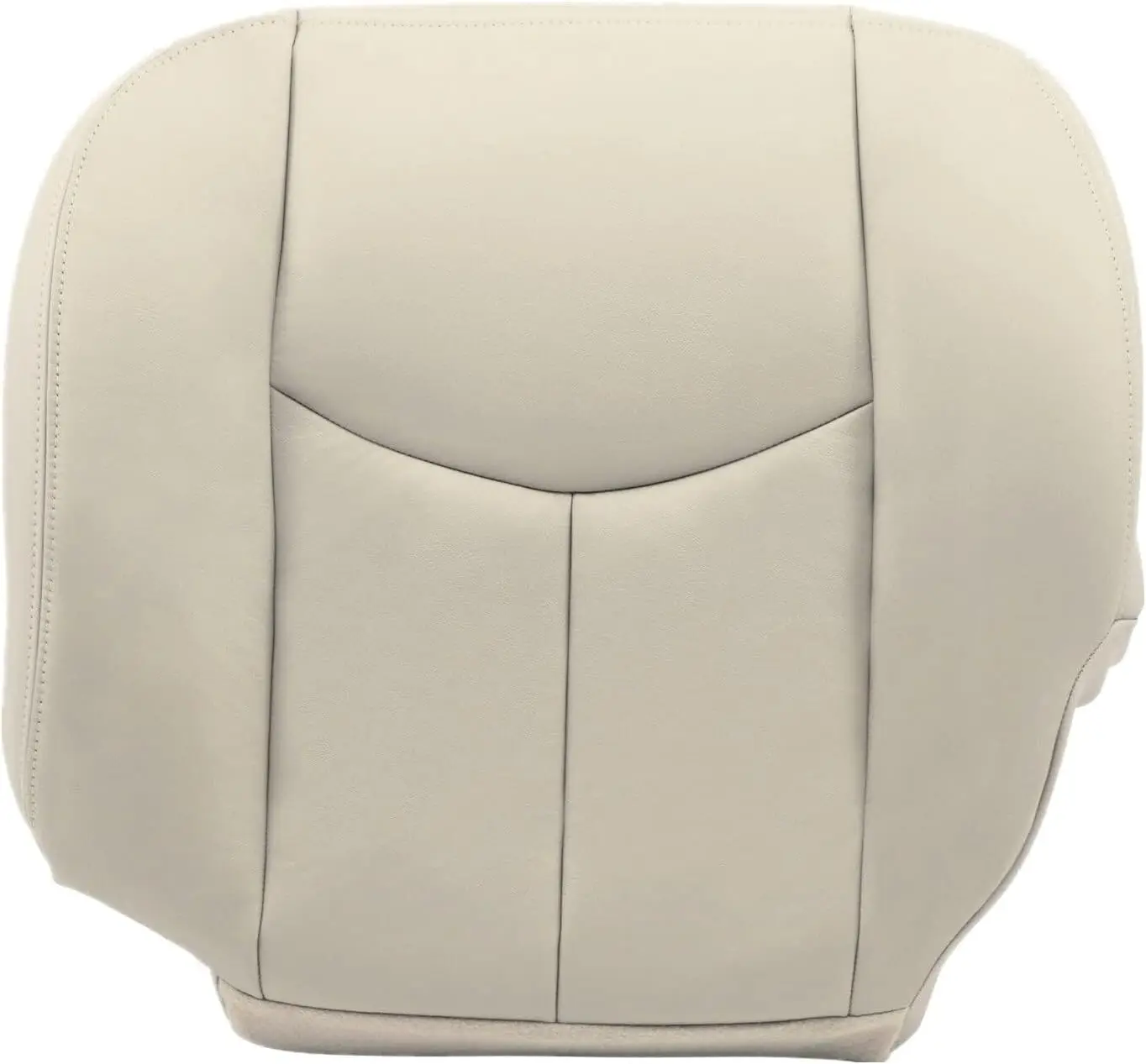 Microfiber Leather 522 or 52i Light Tan Driver Side Bottom & Passenger Side Bottom Replacement Seat Cover Compatible with Chevy