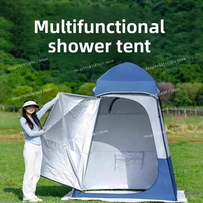 Multifunctional Outdoor Shower Tent, Enlarged & Thickened Folding Design