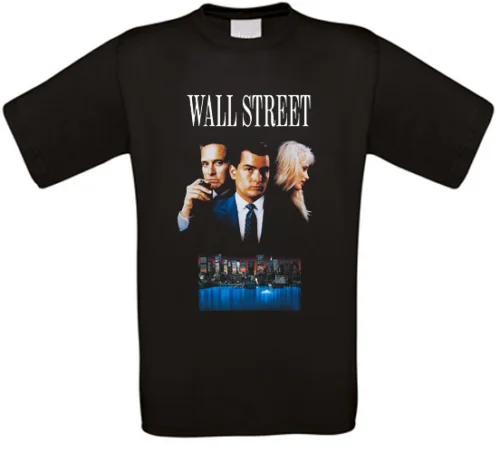 Wall Street Gordon Sheen Gekko Cult Movie T-Shirt