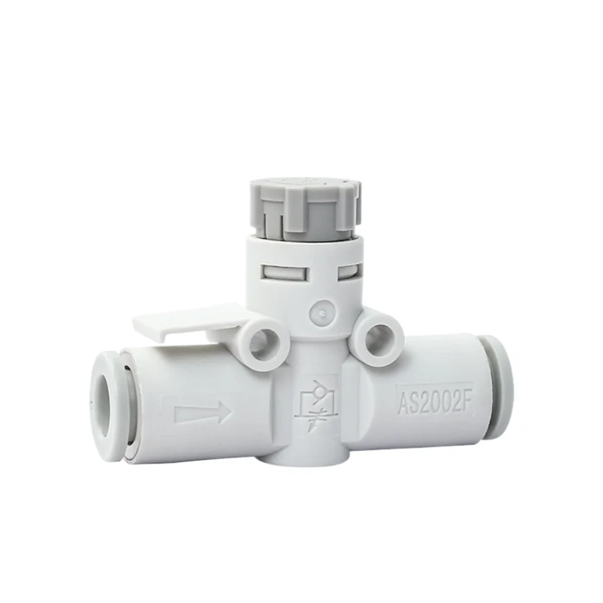 Pipe AS1002F with lock 04 Throttle valve AS2002F Speed control valve AS2052F control AS3002F-06 08A