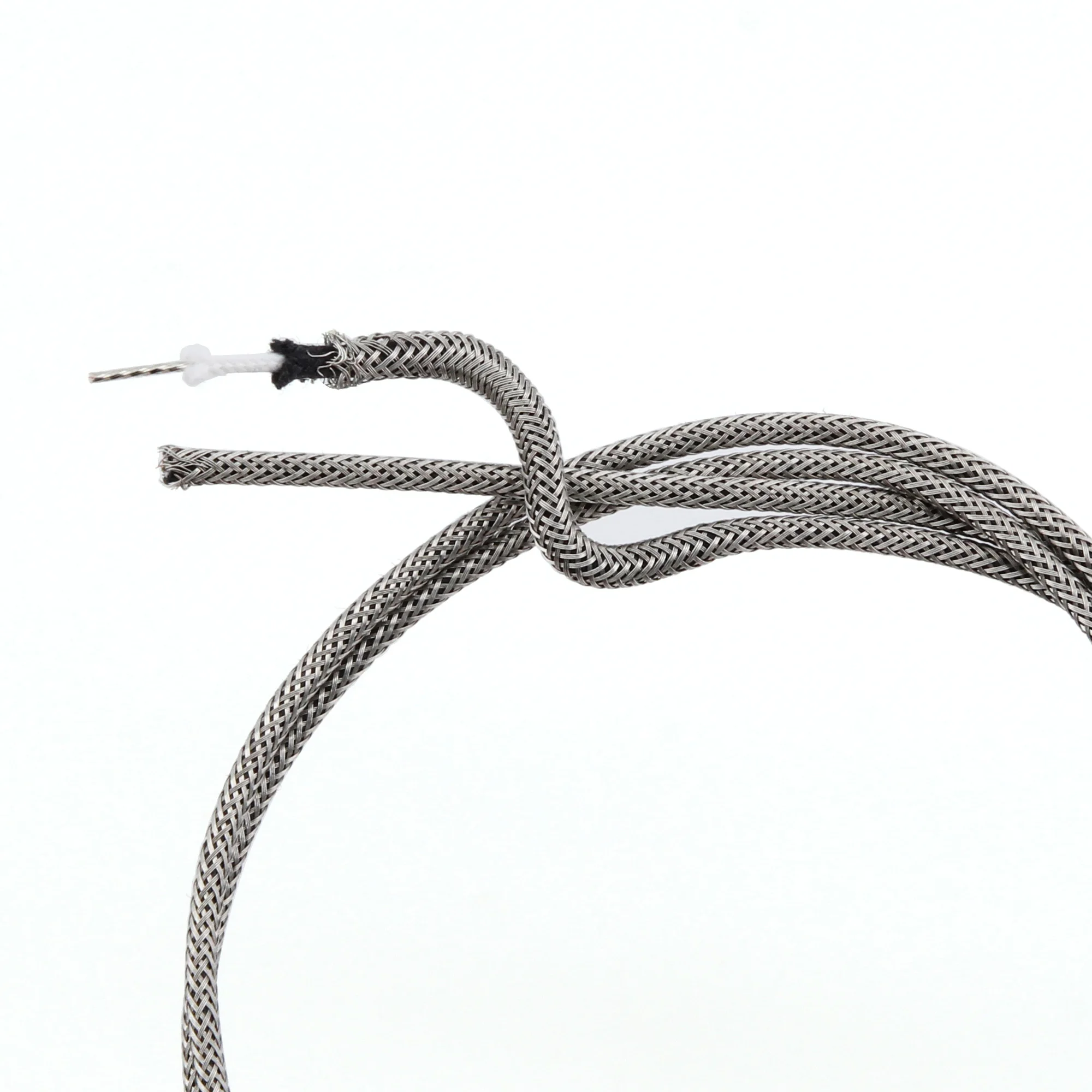 2PCS/Pack Pickup Wires Vintage Metal Braided Guitar Push Back Wires-1.5 Feet for Guitar Pickup Circuitry