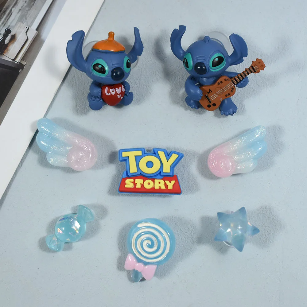 Обувные шармы MINISO Stitch DIY украшения для обуви аксессуары для сумки Bogg Сланцы Сандалии сабо детские подарки