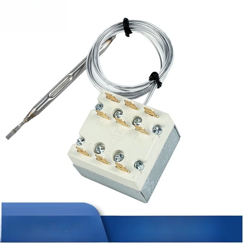 Thermostat 9 Terminals Manual Reset 25A400V Over-temperature Protection 500 Degree Thermostat