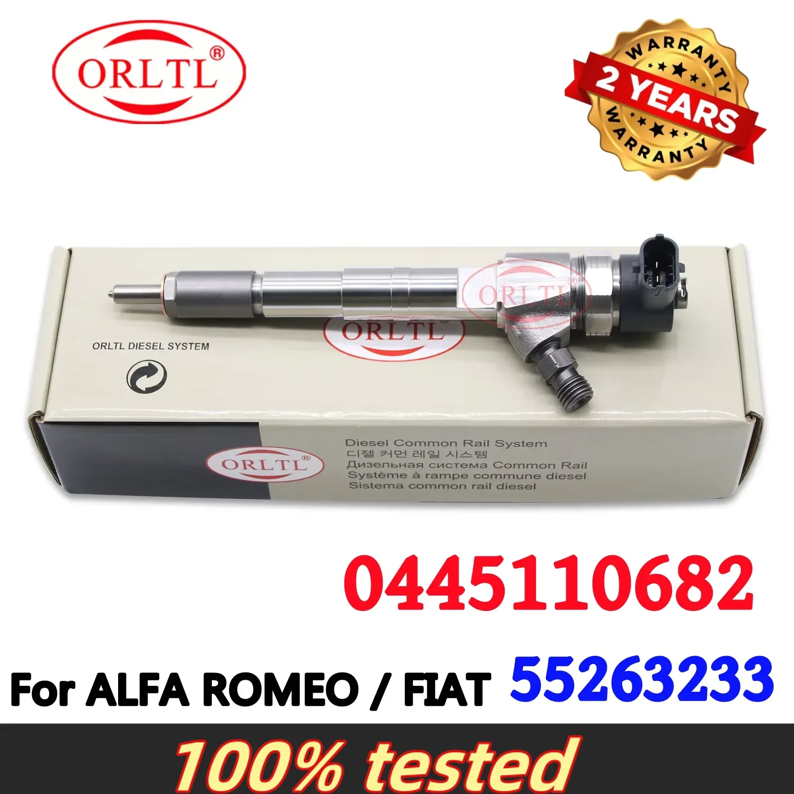 ORLTL 0445110682 Новый дизельный инжектор Common Rail 55263233 0 445 110 382 для Fiat Jeep Renegade 2.0 Jeep Compass