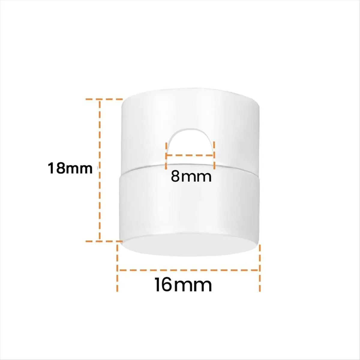 #08P 3 Pack Ceiling Hooks for Ceiling Hanging Lights, Ceiling Hooks, White,Metal Ceiling Hook Cord,(Metal+Plastic)