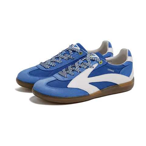 Maden New Summer Blue Color-Block German Trainers Shoes Men's Retro Low-Top Breathable Mesh Sneakers Casual Tennis Trendy Shoes