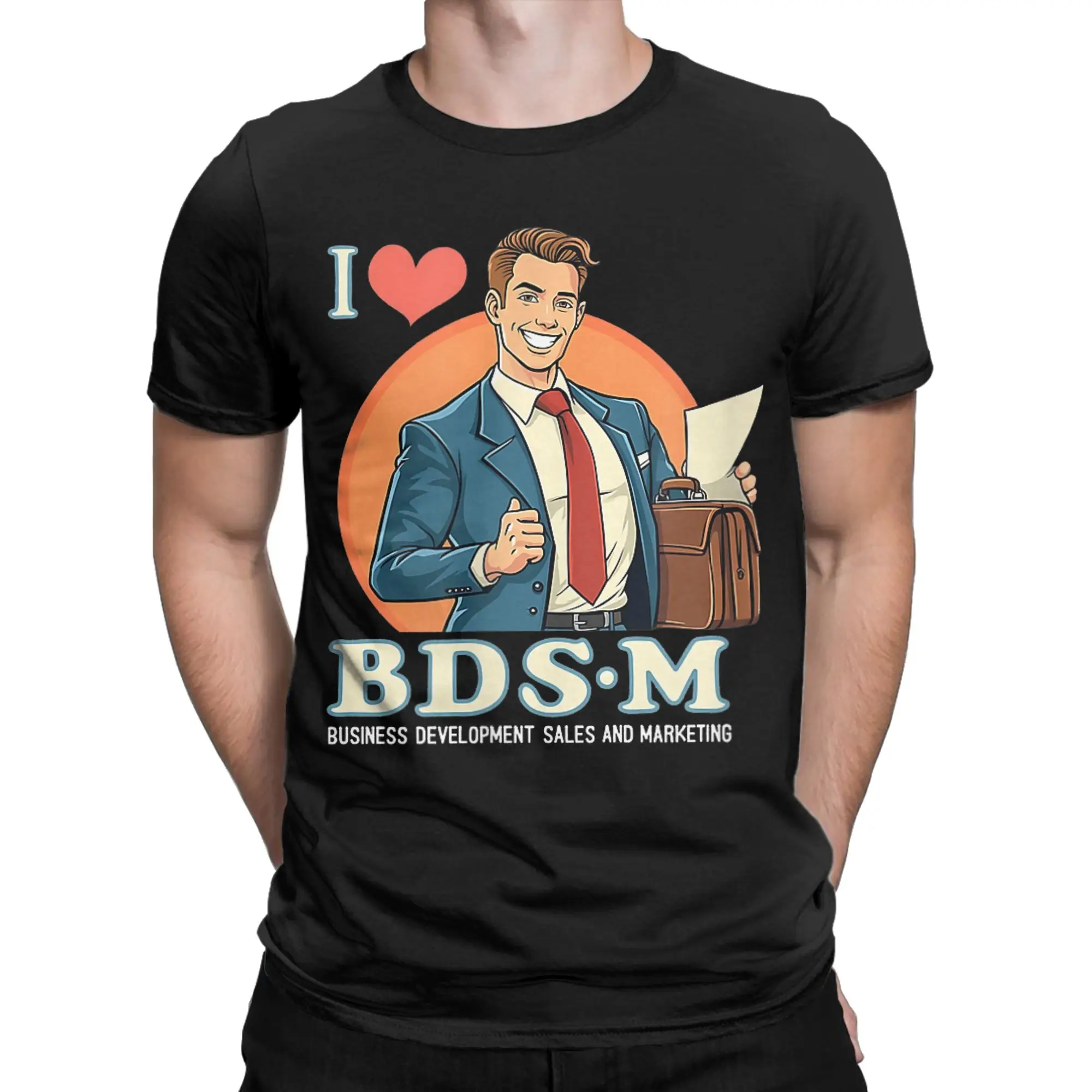 BDSM Business Development Sales and Marketing T-Shirt Summer   Man 100 Cotton O Neck Plus Size Top Tees Short Sleeve Tshirt