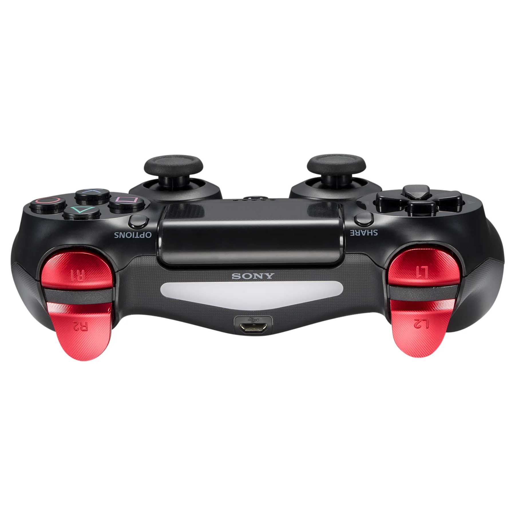 EXtremeRate 금속 컬러 버튼 키트 R1 L1 R2 L2 트리거 PS4 JDM-001 JDM-011 컨트롤러