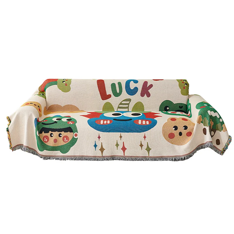 Sofa cover, high-end sense, universal in all seasons, non-slip and anti-cat scratch, one-piece sofa towel