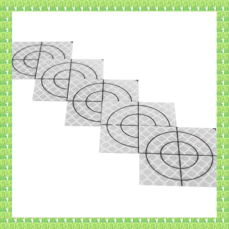 

500Pcs Prism Measurement Reflector Sheet Reflective Tape Target Total Station Tunnel Survey 40X40mm