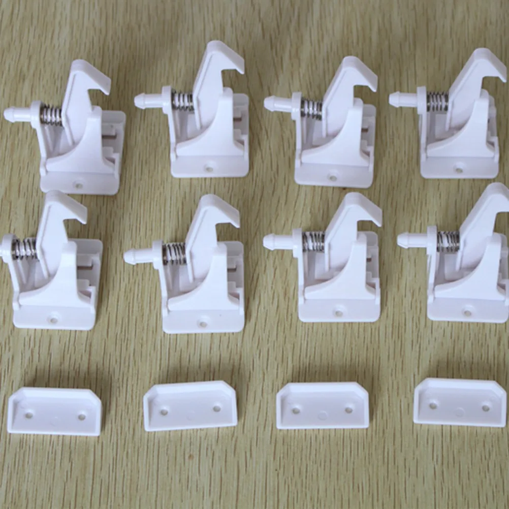 

12Pcs Child Safety Locks Invisible Design No Drill Cabinet Cupboard Drawer Latches Baby Proofing Security Protection