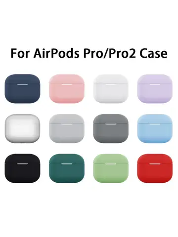 Silicone Case for Apple AirPods Pro 2 Pro2 Cases Wireless Earphone Cover Protect Sleeve Shockproof Covers Headphone Accessories
