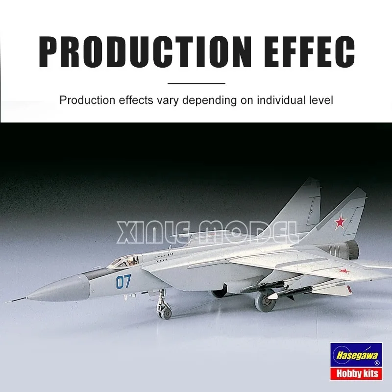 Hasegawa 00434 MiG-25 Foxbat [معترض القوات الجوية الروسية] 1/72 مقياس أطقم منمذجة لتقوم بها بنفسك لعبة