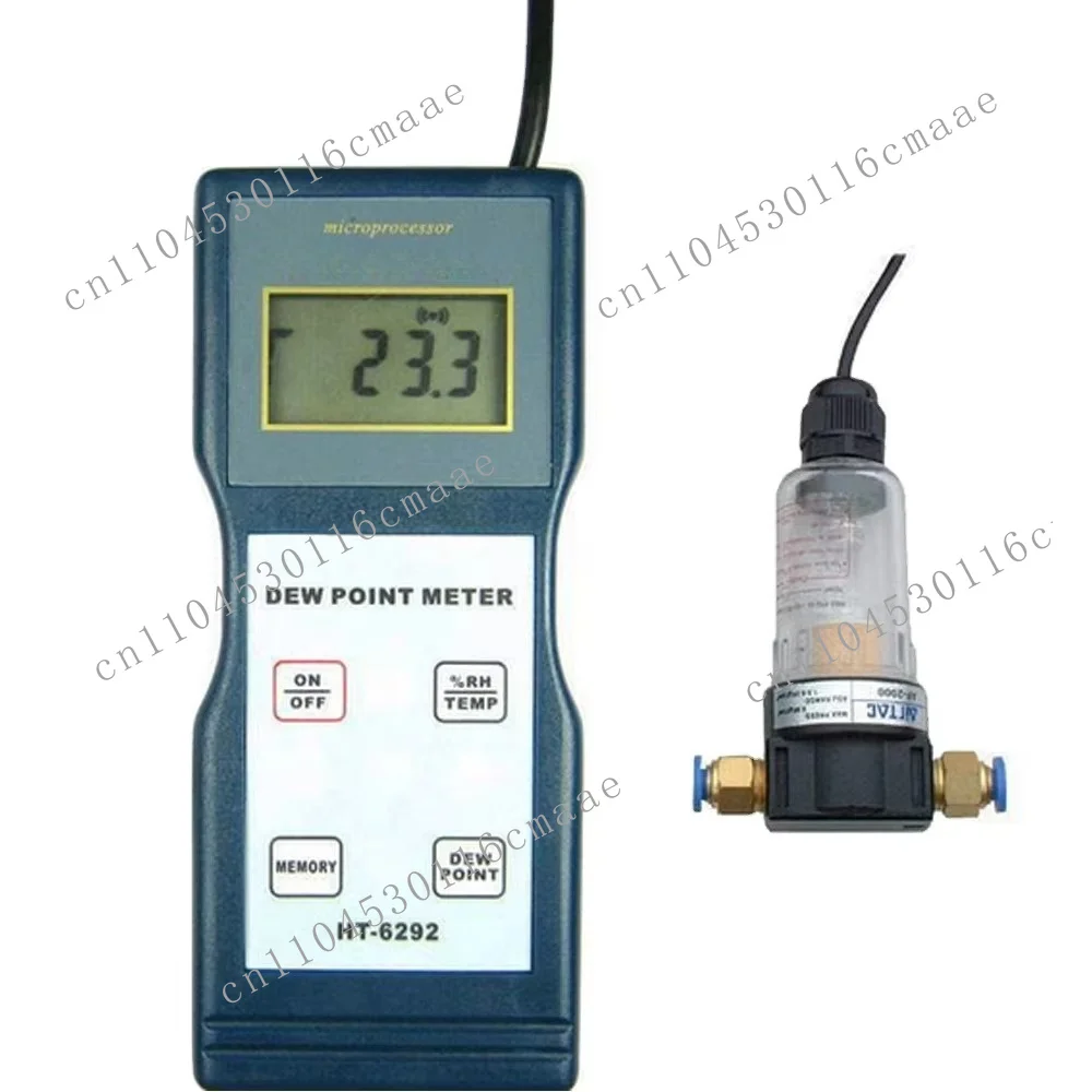 HT-6292 Industrial Dew Point Analyzer Compressed Air Gas Tester Intelligent Handheld Temperature and Humidity Meter 220V