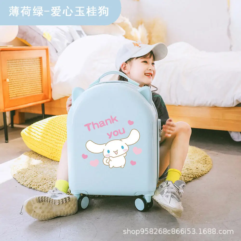 Anime Spongebob 18 Inch Trolley Case Kawaii Cartoon Suitcase Student Travel Board The Plane Child Cute Trend Luggage Bag Gift - view 6