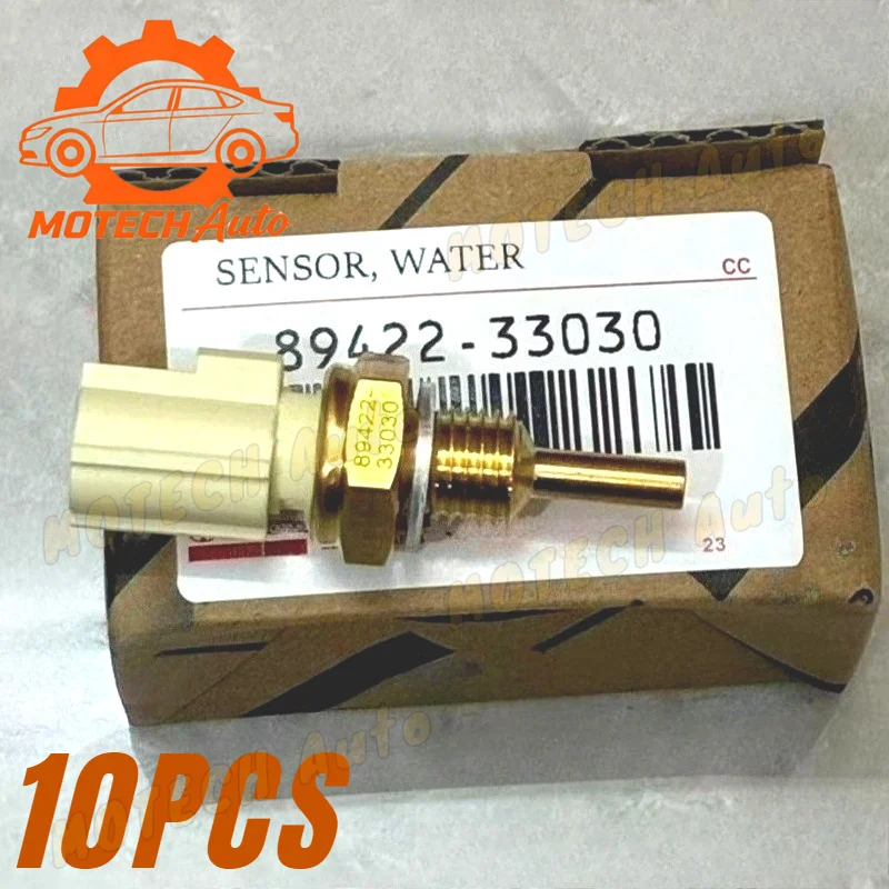 

10PCS 89422-33030 8942233030 EFI Engine Water Coolant Temperature Sensor for Toyota Tacoma RAV4 Camry Highlander FJ Cruiser