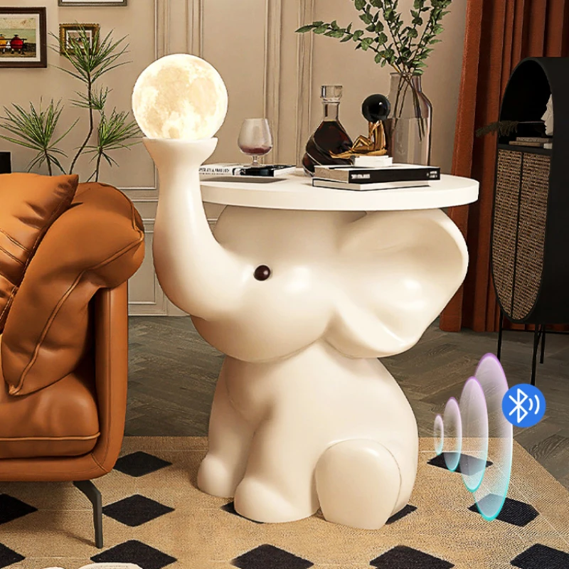 Elephant floor lamp storage rack integrated living room, sofa side atmosphere lamp, bedroom bedside lamp