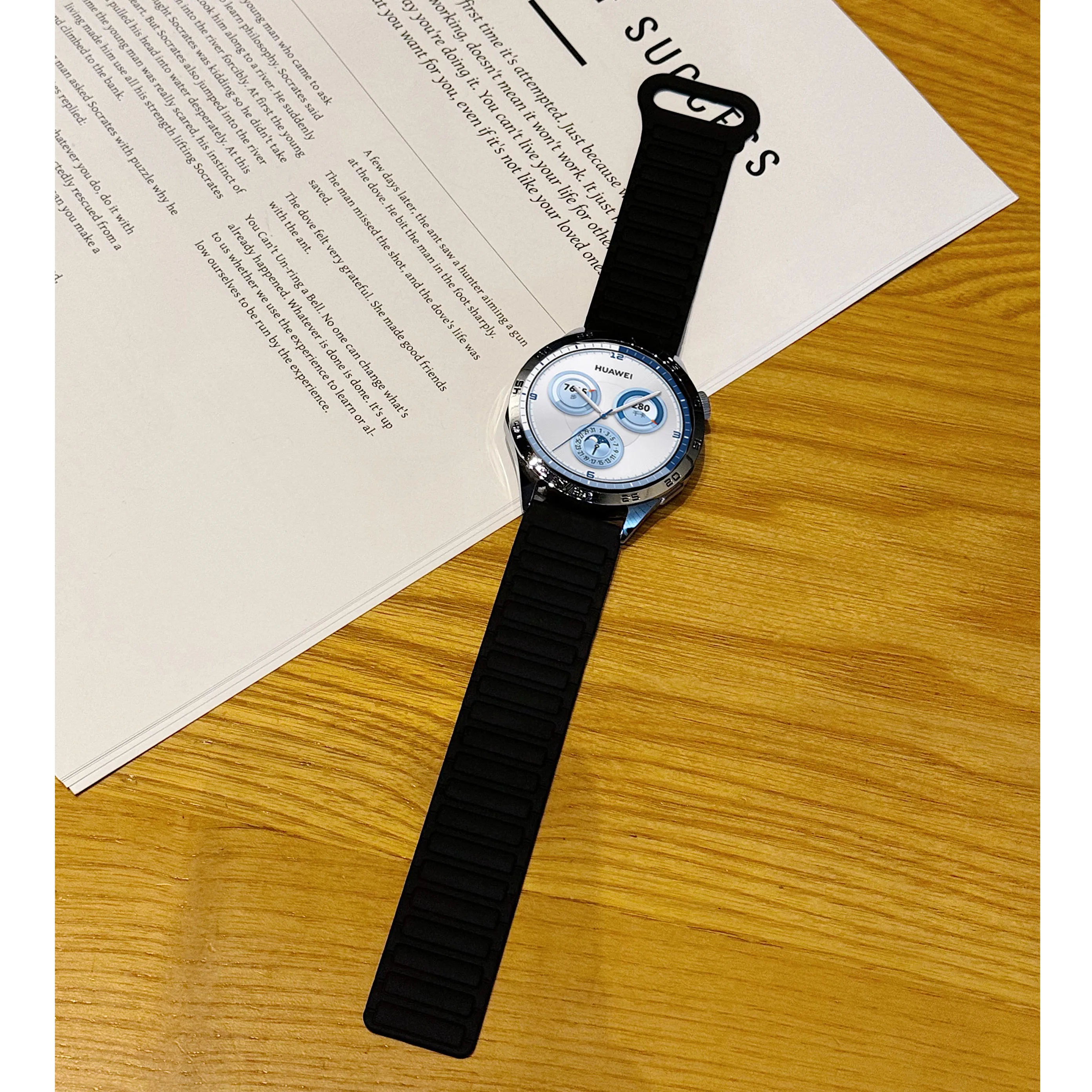 20 22 مللي متر حزام سيليكون مغناطيسي لساعة هواوي GT2 3 4 5/GT5Pro 46 مللي متر 42 مللي متر GT2Pro GT2e سوار رياضي كوريا الشرف ES/GS 4 3 3i